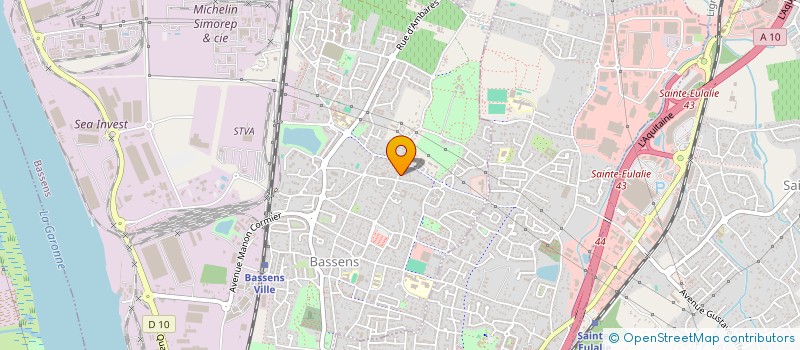 localisation de l'entreprise ACTIVITES CORPORELLES ADAPTEES à BASSENS