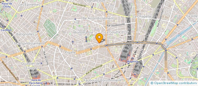 localisation de l'entreprise ACTIVITES CREATIONS MC à PARIS