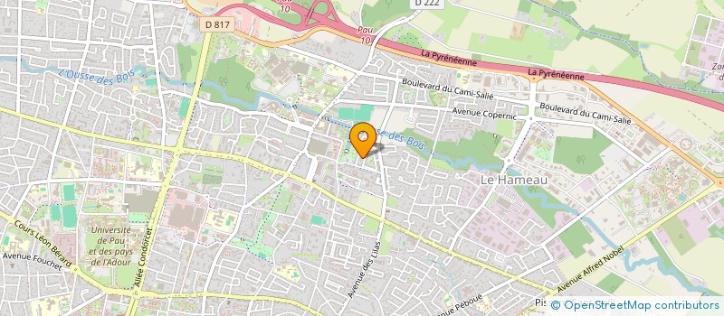 localisation de l'entreprise ACTIVITES CULTURELLES ET LOISIRS à PAU