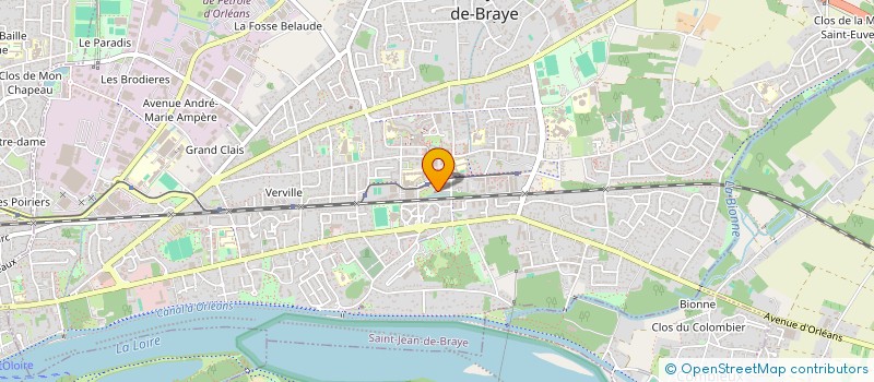 localisation de l'entreprise ACTIVITES CULTURELLES ET SOCIALES ADVENTISTES à SAINT-JEAN-DE-BRAYE