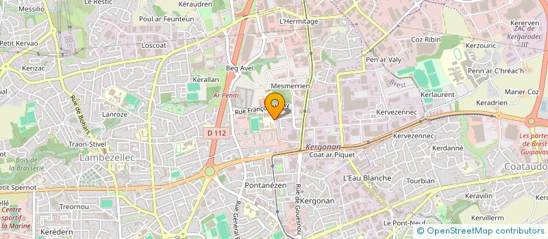 localisation de l'entreprise ACTIVITES D'INGENIERIE ET MAITRISE DE PROJET à BREST