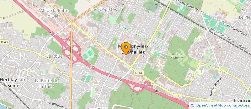 localisation de l'entreprise ACTIVITES DE TRANSPORTS ET SERVICES à MONTIGNY-LES-CORMEILLES