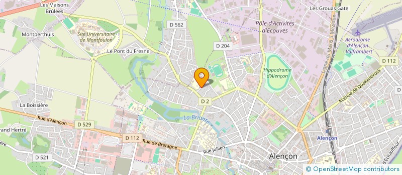 localisation de l'entreprise ACTIVITES DECOUVERTES BALZAC à ALENCON