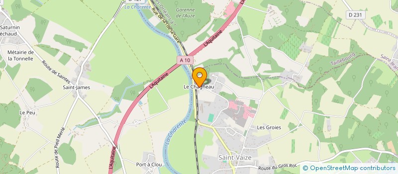 localisation de l'entreprise ACTIVITES DU BATIMENT DELHALLE  SAINT-VAIZE