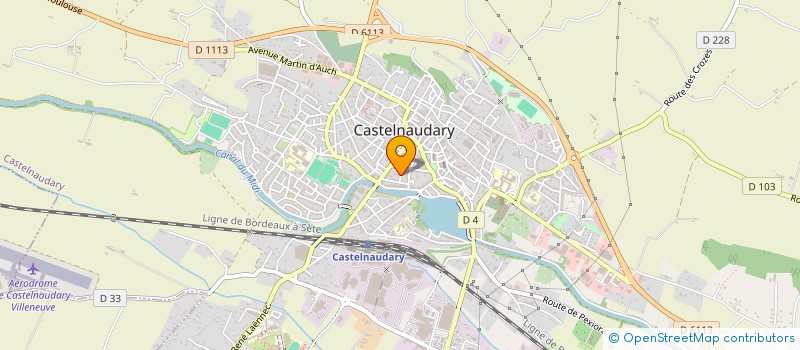 localisation de l'entreprise ACTIVITES JAUNIAUX CONSEILS à CASTELNAUDARY