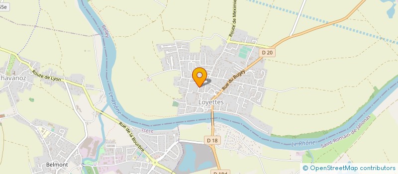 localisation de l'entreprise ACTIVITES LOISIRS à LOYETTES