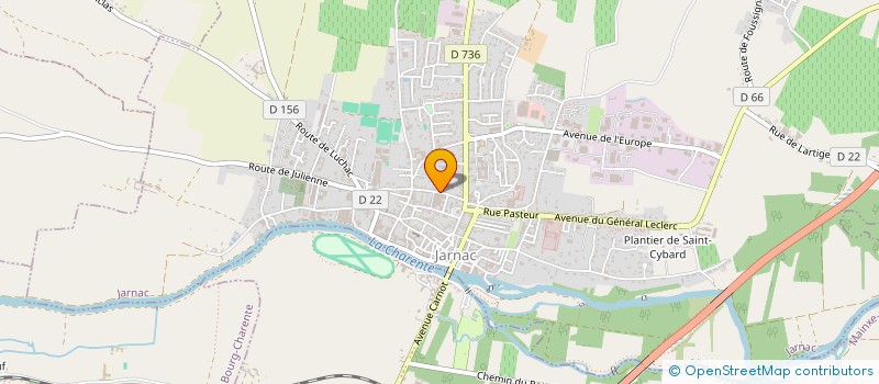 localisation de l'entreprise ACTIVITES MANUELLES ET DE LOISIRS à JARNAC