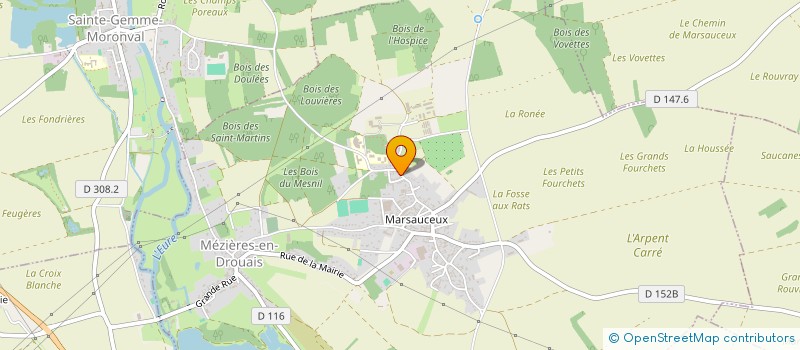 localisation de l'entreprise ACTIVITES PHYSIQUES ET SPORTIVES ADAPTEES DU FOYER MEDICALISE à MEZIERES-EN-DROUAIS
