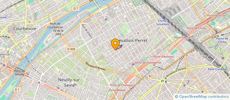 localisation de l'entreprise ACTIVITES POUR LES PLAISIRS DE LA BOUCHE à LEVALLOIS-PERRET