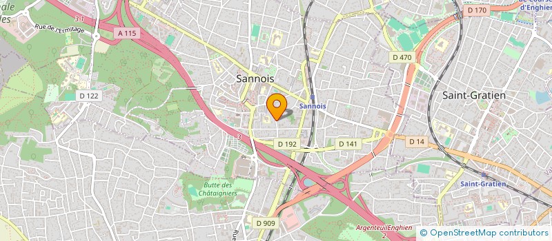 localisation de l'entreprise ACTIVITES RECHERCHES ESPACES VERTS  SANNOIS