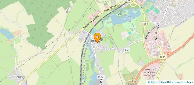 localisation de l'entreprise ACTIVITES RECREATIVES ET CULTURELLES  IMLING