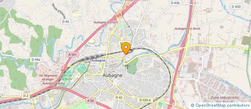 localisation de l'entreprise ACTIVITES SERVICES SPORT ET CULTURE  AUBAGNE