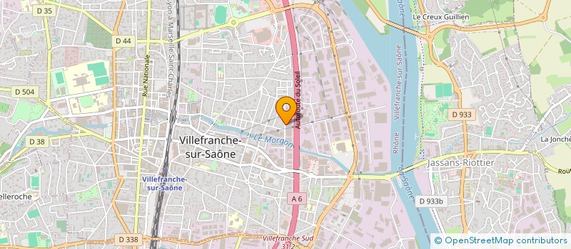 localisation de l'entreprise ACTIVITES SOCIALES PROFESS D INSERTION à VILLEFRANCHE-SUR-SAONE