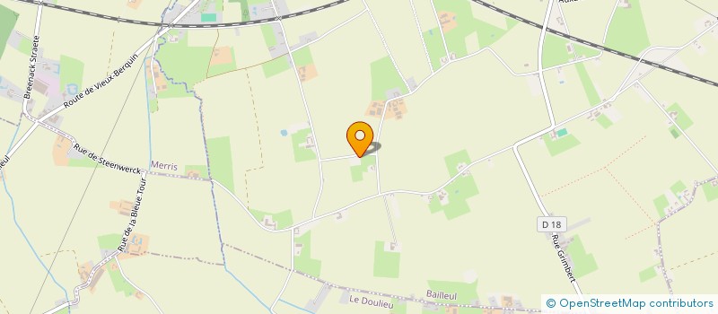 localisation de l'entreprise ACTIVITES SPORTIVES D'OUTTERSTEENE à BAILLEUL