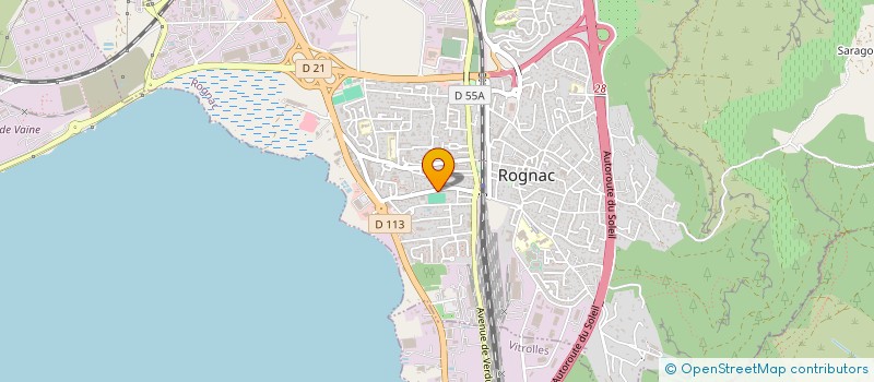 localisation de l'entreprise ACTIVITES TOUS LOISIRS ASS ROGNAC  ROGNAC