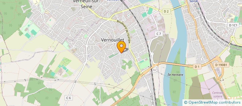 localisation de l'entreprise ACTIVL  VERNOUILLET