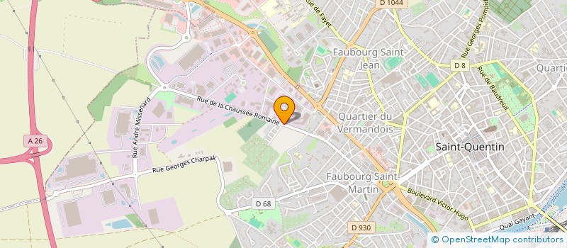 localisation de l'entreprise ACTIVMCO à SAINT-QUENTIN