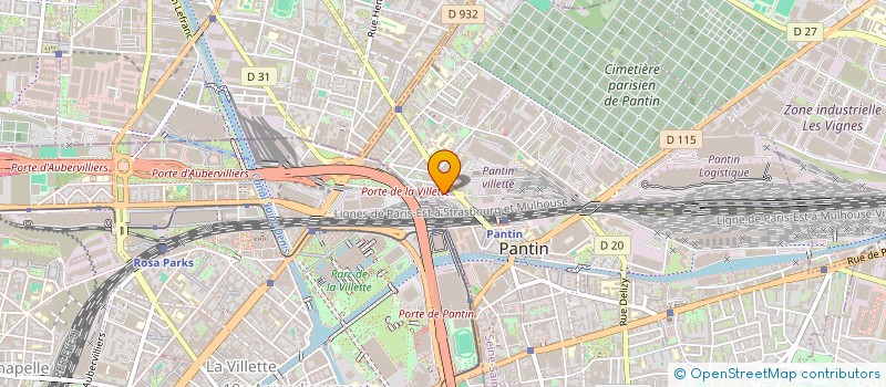 localisation de l'entreprise ACTIVO à PANTIN