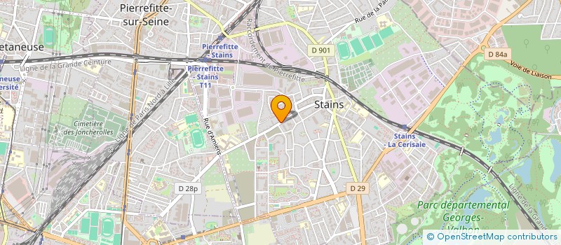 localisation de l'entreprise ACTIVO BAT à STAINS