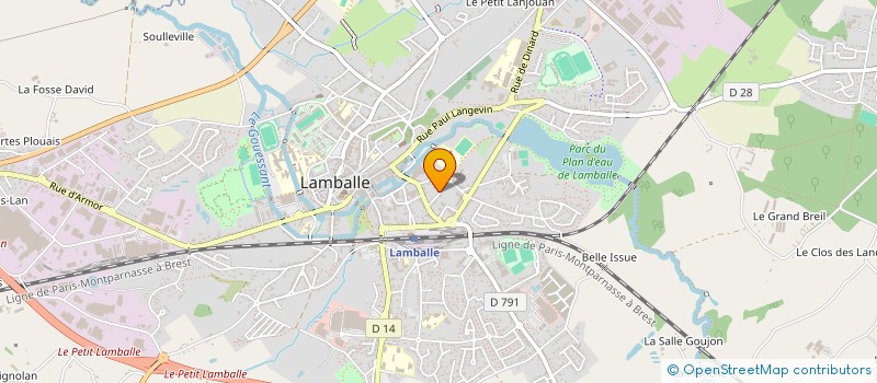localisation de l'entreprise ACTIVOCEAN à LAMBALLE-ARMOR