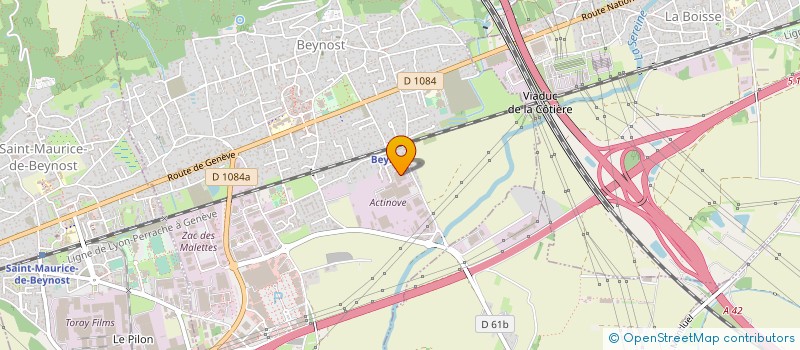 localisation de l'entreprise ACTIWORK à BEYNOST