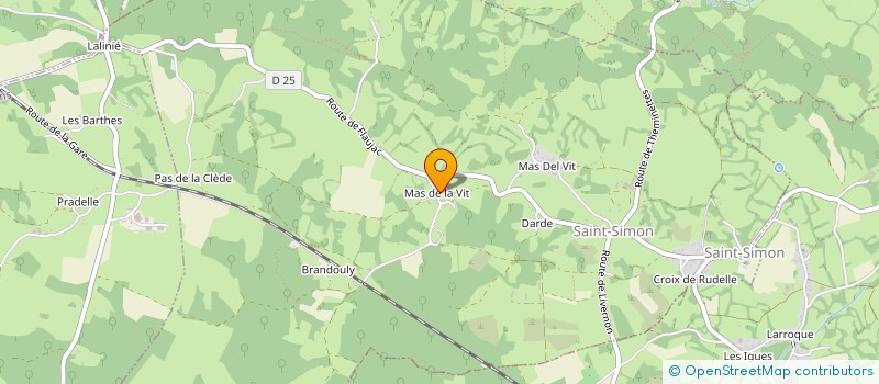 localisation de l'entreprise ACTLOCAL  SAINT-SIMON