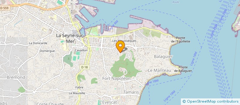 localisation de l'entreprise ACTM à LA SEYNE-SUR-MER