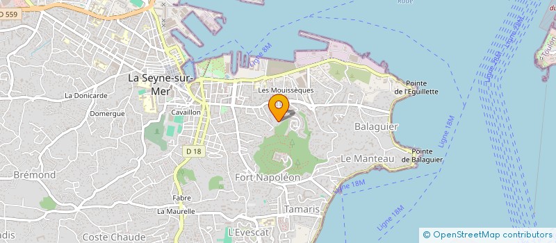 localisation de l'entreprise ACTM COURTAGE à LA SEYNE-SUR-MER