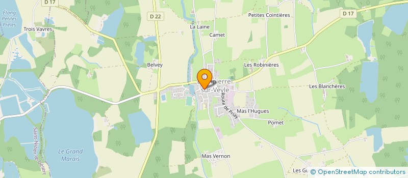 localisation de l'entreprise ACTMI à DOMPIERRE-SUR-VEYLE