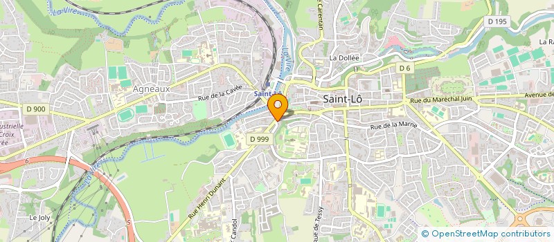 localisation de l'entreprise ACTO CDJ  SAINT-LO