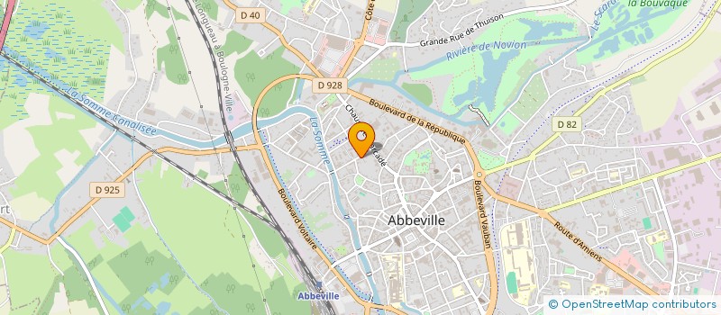 localisation de l'entreprise ACTO CONSEIL à ABBEVILLE
