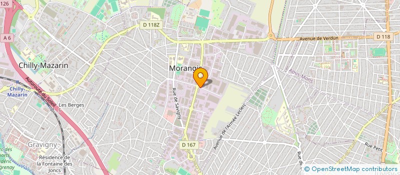 localisation de l'entreprise ACTO INTERNATIONAL à MORANGIS