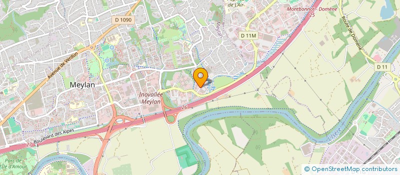 localisation de l'entreprise ACTOLL à MEYLAN