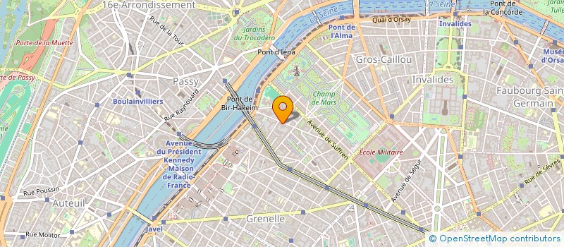 localisation de l'entreprise ACTOM  PARIS