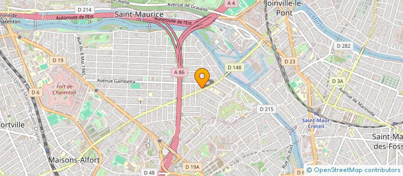 localisation de l'entreprise ACTON REALITY à MAISONS-ALFORT