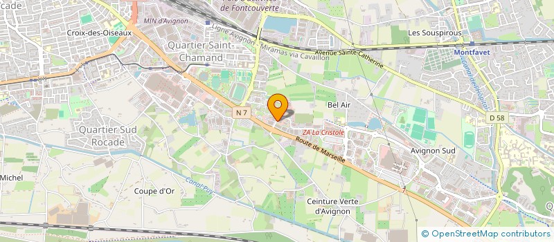 localisation de l'entreprise ACTONE à AVIGNON