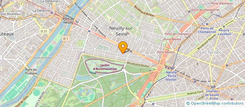 localisation de l'entreprise ACTOR à NEUILLY-SUR-SEINE