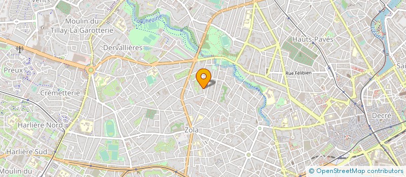 localisation de l'entreprise ACTOR à NANTES