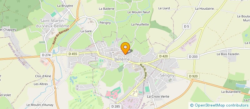 localisation de l'entreprise ACTORA2 à BELLEME