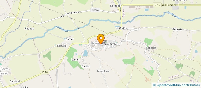 localisation de l'entreprise ACTORIAL  PUYMIROL