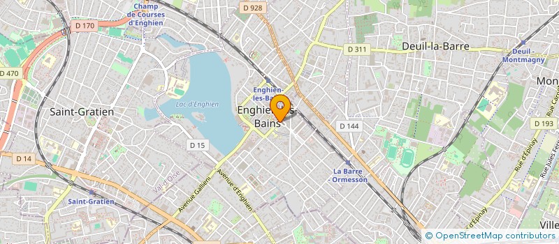 localisation de l'entreprise ACTOS  ENGHIEN-LES-BAINS