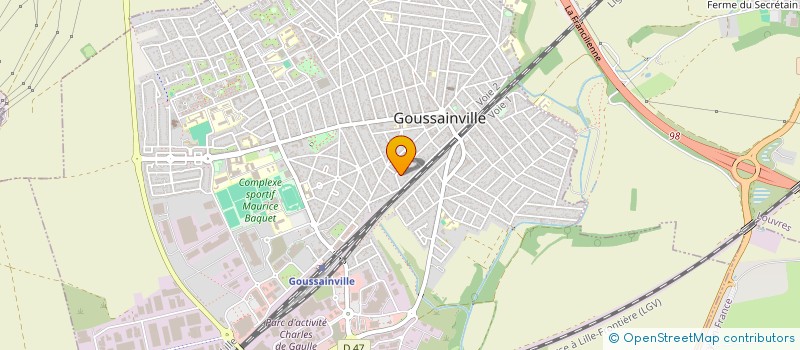 localisation de l'entreprise ACTP à GOUSSAINVILLE