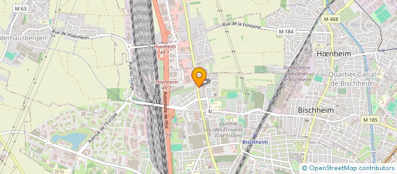 localisation de l'entreprise ACTPRO SERVICES  HNHEIM