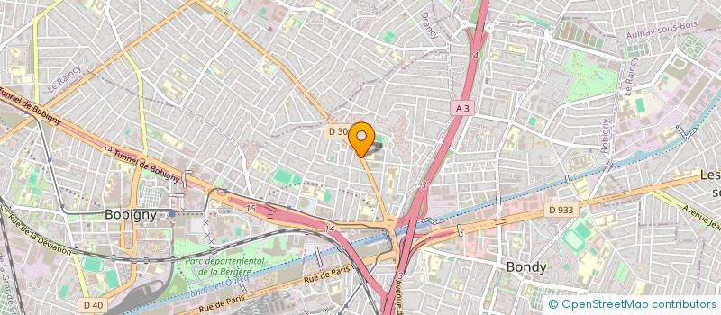 localisation de l'entreprise ACTR à BOBIGNY
