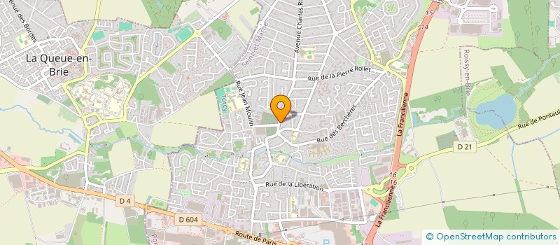 localisation de l'entreprise ACTR HOLDING à PONTAULT-COMBAULT