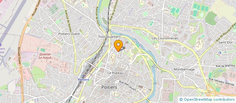 localisation de l'entreprise ACTRAD  POITIERS