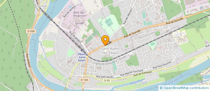 localisation de l'entreprise ACTREXI MAFER  SAINT-AUBIN-LES-ELBEUF