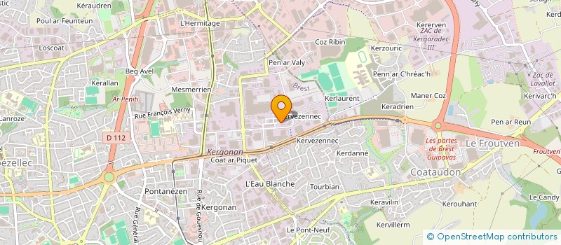 localisation de l'entreprise ACTRIS à BREST