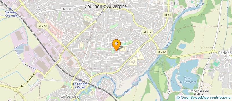 localisation de l'entreprise ACTRIUM  SAINT-GEORGES-SUR-ALLIER