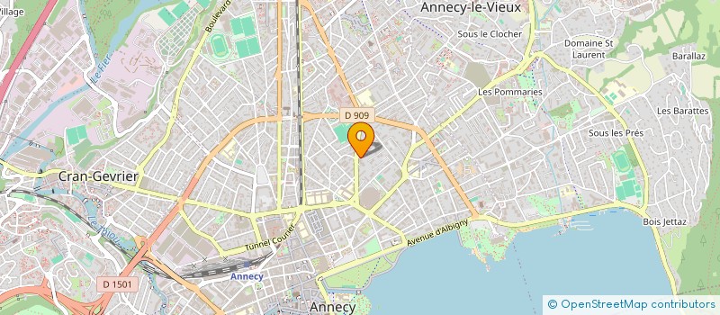 localisation de l'entreprise ACTRIUM ANNECY  ANNECY